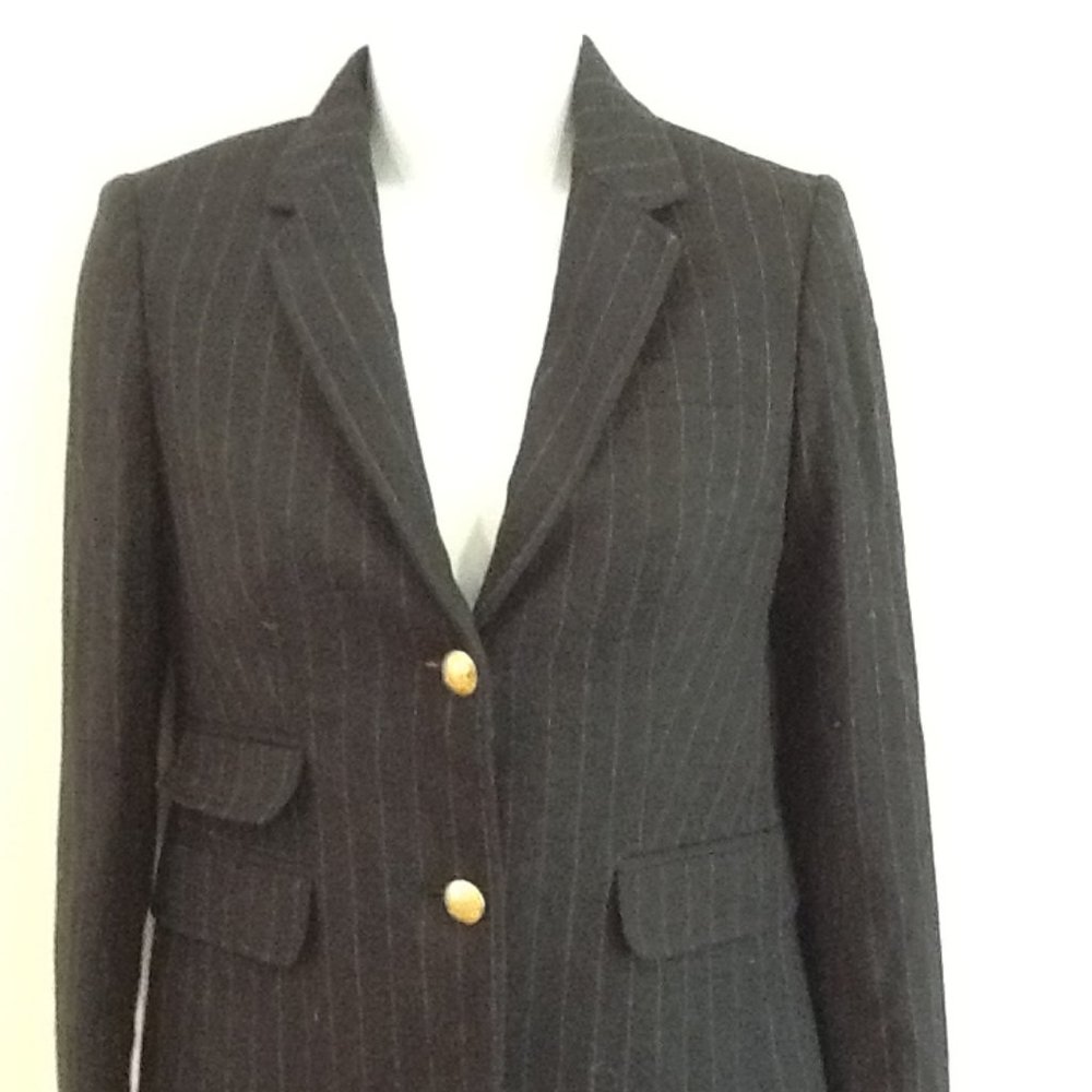 J. Crew Schoolboy Blazer in Chalk Stripe